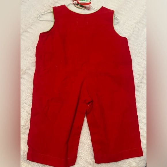MudPie Initial “A” Christmas Baby Romper 0-6 Months - Holiday Outfit - NWT NEW - Picture 6 of 6
